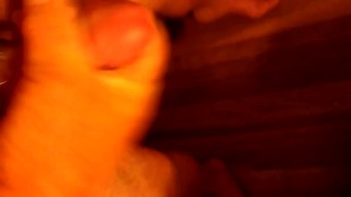 Playing with my cock