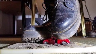 Toycar Crushing with Doc Martens Plateau Boots (Trailer)