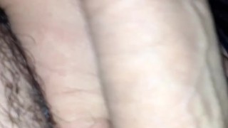 Stroking big dick