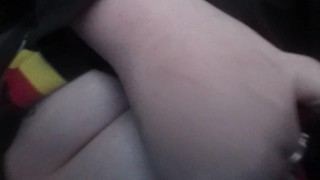 Public Parking Lot Nipple Teaser