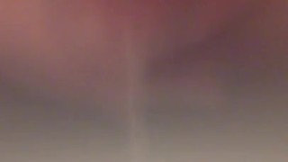 Blooper, cumshot hit the camera lens