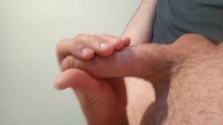 Working my hard cock