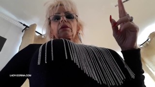 Smoking POV...on your knees boy!