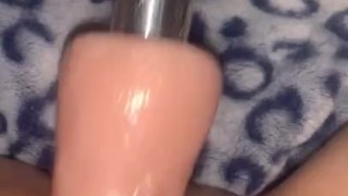 Dad fucks Mom with power tool