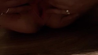 Showing off phat pussy begging for it hard
