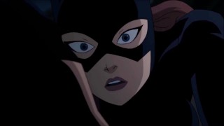 Batgirl Gets Frisky and Flashes Her Tits - Batman Cartoon Hentai Porn