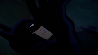 Batgirl Gets Frisky and Flashes Her Tits - Batman Cartoon Hentai Porn