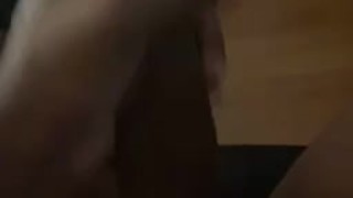 Stroking my dick a little 