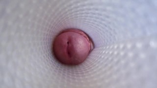 Vue de l'intérieur d'un Fleshlight