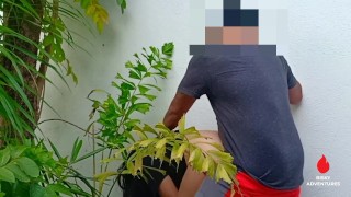 Pinay New Viral - Nagpakantot sa Bakuran ang Malibog Kong Tropa