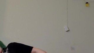 Quick anal fun with dildo