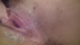 Young hot milf slut gets a deep creampie and has to eat a planB
