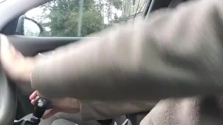 Driving and stroking that cock