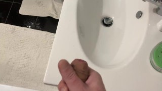 Handjob. Guy fingering cock. My TWITTER @jacks69on