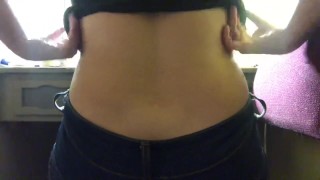 rising top. lower back
