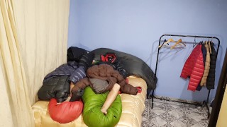 FUCKING AND CUMMING IN MY JACKET