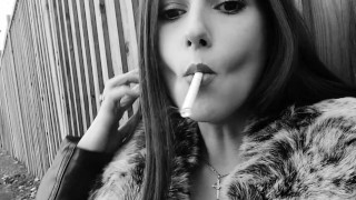 Smoking In My Leather Fur Jacket