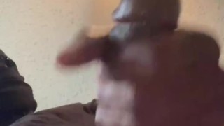  BIG BLACK DICK HARD CUMSHOT (BIG DICK BLOWS CUM) @1macmillion