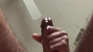 BIG BLACK DICK CUMS ALL OVER THE PLACE!!! @1macmillion