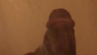 BIG BLACK DICK IN SHOWER (BBC POV) @1macmillion