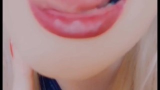 Hottest lip tease ever 