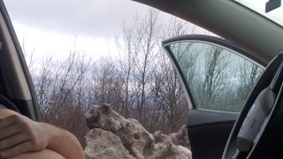 Chub jacking off in public 