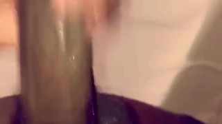 Quick Stroke In The Shower In The Morning Before Work