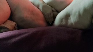 Ssbbw playing with wet hairy pussy