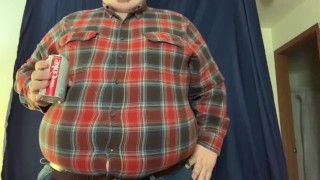 coke and mentos bloat button popping