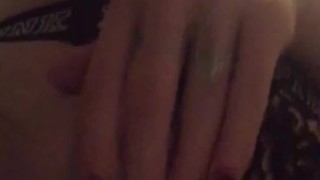 Real amateur homemade fingering myself