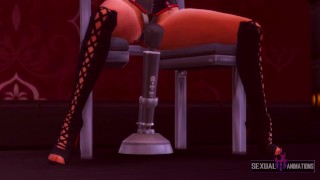 Two Hot Lesbians Do BDSM and Fuck Hard - Sexual Hot Animations
