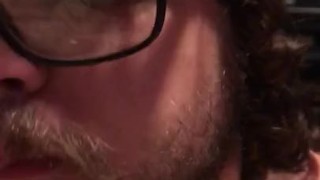 Licking up my own cum