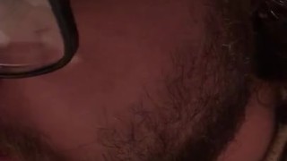Licking up my own cum