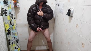 Pissing my Puffy Jacket Nylon