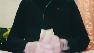 Russian powerful cumshot