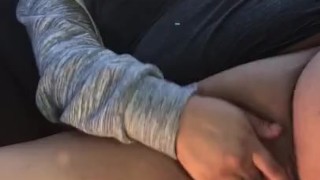 Watch me get wet in the car 