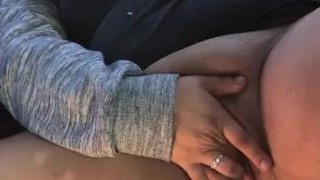 Watch me get wet in the car 