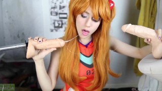 4K Angry Double Blowjob With Asuka