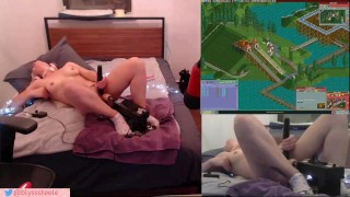 Gamerslut Supercut First Stream in New Apt w/ Fuck Machine, Panty Stuffing, and Cums Free Version