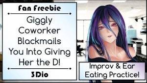 [3dio] [improv Practice] [ear Eating] Giggly Coworker You Into Giving Her the D! 