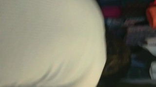 Upskirt of slut roommate