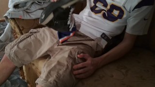 Osiris Sneakers Big Load And Cum Wearing Cargo Shorts