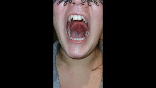 Girl Drinking and Burping