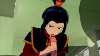 Azula en acción: fantasía 3D hentai explícita