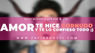 HISTORIA INTERACTIVA "AMOR, TE HICE CORNUDO Y TE LO CUENTO TODO" RELATO CUCKOLD | ASMR VOICE LATINA
