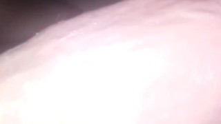 Stroking this fat cock