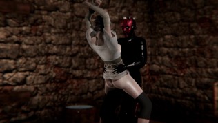 Rey Fucked by Darth Maul Star Wars Porn BJ, Tied Up, Doggystyle