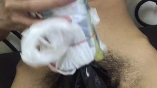 Fuck my homemade fleshlight