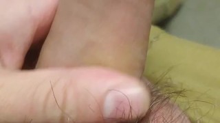 A Dripping cumshot at work