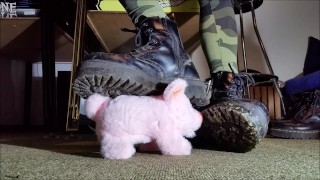 Toy Crushing with Doc Martens Platform Boots (Trailer)